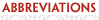 Abbreviations