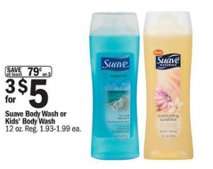 Suave Body Wash deal at Meijer