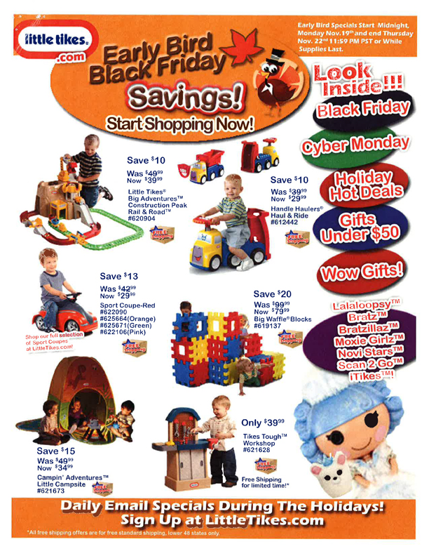 Little Tykes Black Friday Ad