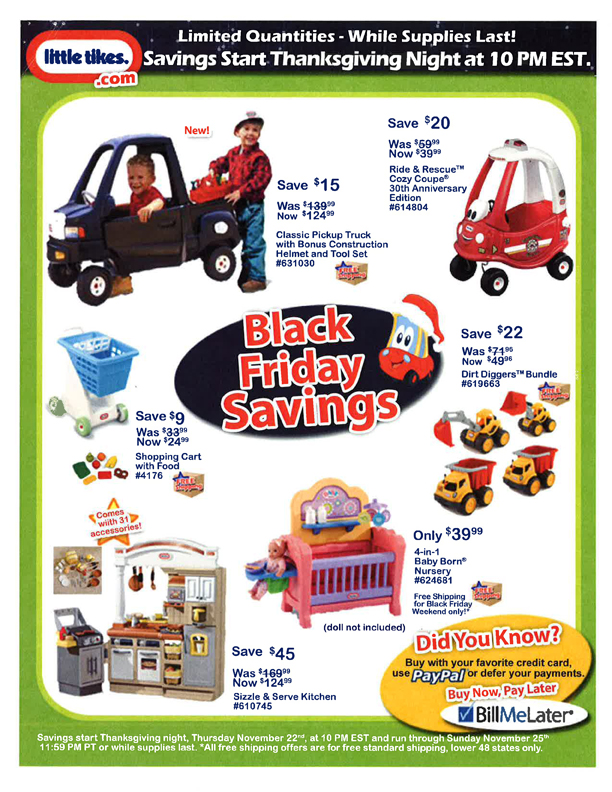 Little Tykes Black Friday Ad