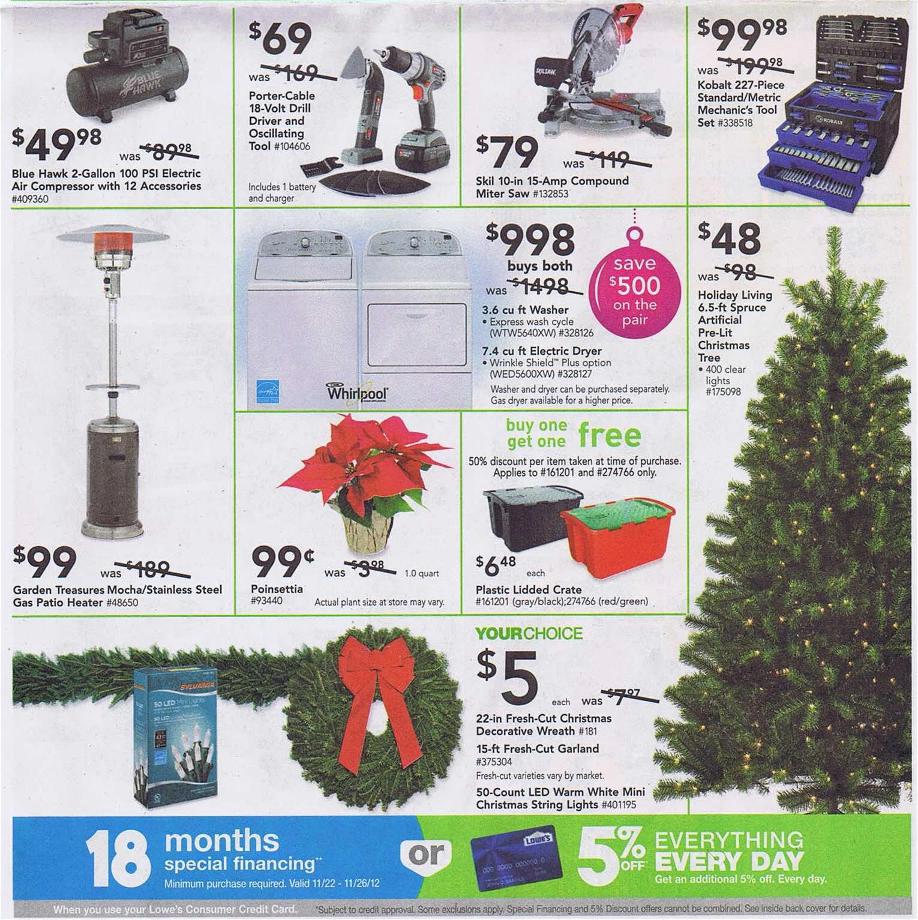 Lowes Black Friday Ad