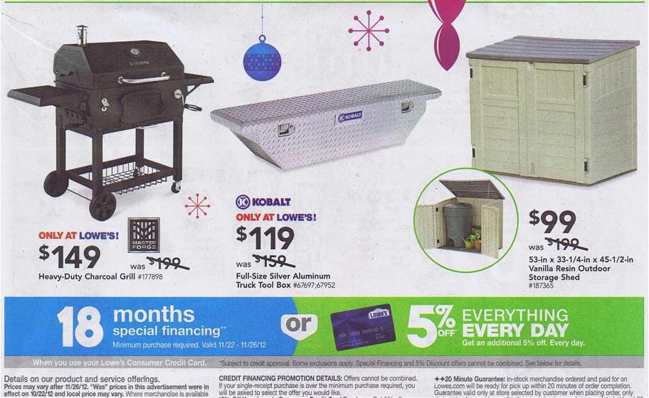 Lowes Black Friday Ad