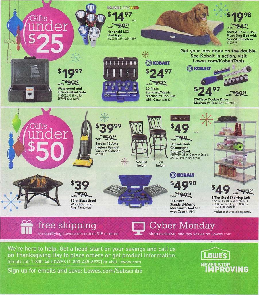 Lowes Black Friday Ad
