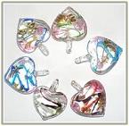 MakeYourNecklace.com Heart Pendants