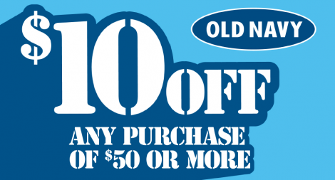 $10 off $50 Old Navy Purchase Coupon Deal Seeking Mom $10 off $50 Old Navy Purchase Coupon Deal Seeking Mom