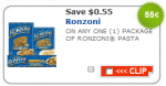 New Ronzoni Pasta Printable Coupon - Deal Seeking Mom