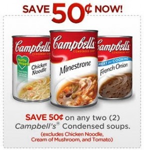 $0.50/2 Campbell's Soups Printable Coupon - Deal Seeking Mom