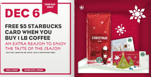 Starbucks 12 Days of Sharing: December 6