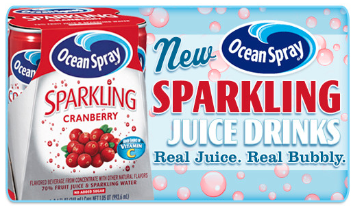 Ocean Spray Sparkling Juice Drinks FREE Sample - Deal Seeking Mom