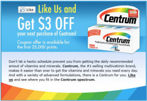New $3 off Centrum Coupon ($3.99 at CVS) - Deal Seeking Mom
