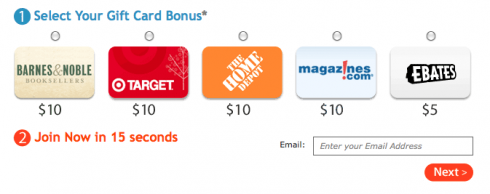 Ebates 10 Free Gift Card To Target Home Depot Barnes Noble Or