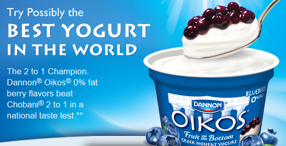 Dannon Oikos Greek Yogurt FREE - Deal Seeking Mom