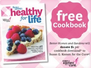 Free Better Homes & Garden Cookbook