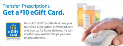 Walmart Prescription Transfer Gift Card