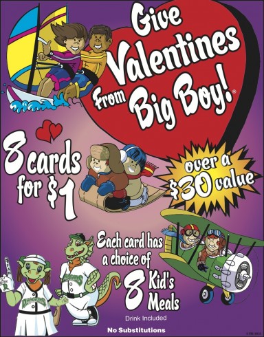 Frisch’s Big Boy: $1 for 8 Kid’s Meals Valentines - Deal Seeking Mom