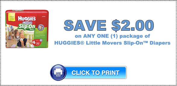 NEW High Value Huggies Printable Coupon Deal Seeking Mom