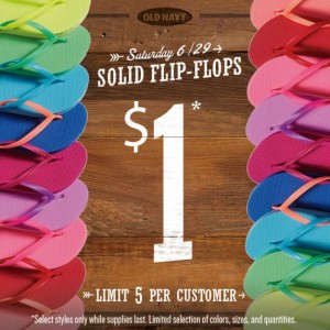 $1. flip flops