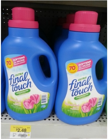 Final Touch Fabric Softener $0.48 at Walmart - Deal Seeking Mom