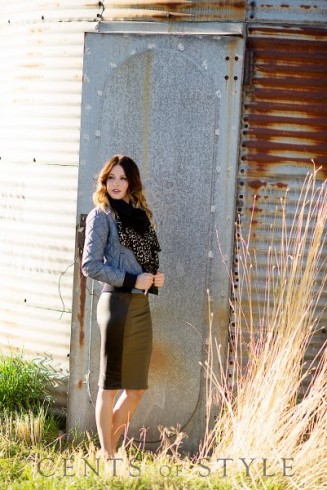 Panel Pencil Skirt HOT Cents of Style Sale