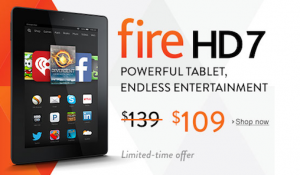 Amazon Fire HD 7 Tablet $109 #CyberMonday - Deal Seeking Mom