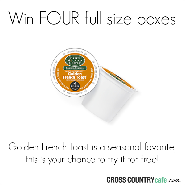 Enter to Win Keurig KCups (Golden French Toast!) Deal Seeking Mom