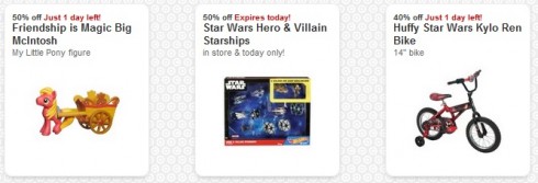 Target Cartwheel Save on Toys Star Wars hot Wheels Set