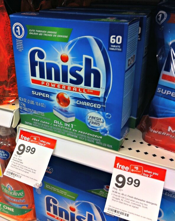 Finish Powerball Dishwasher Tablets 6.94 at Target Deal Seeking Mom