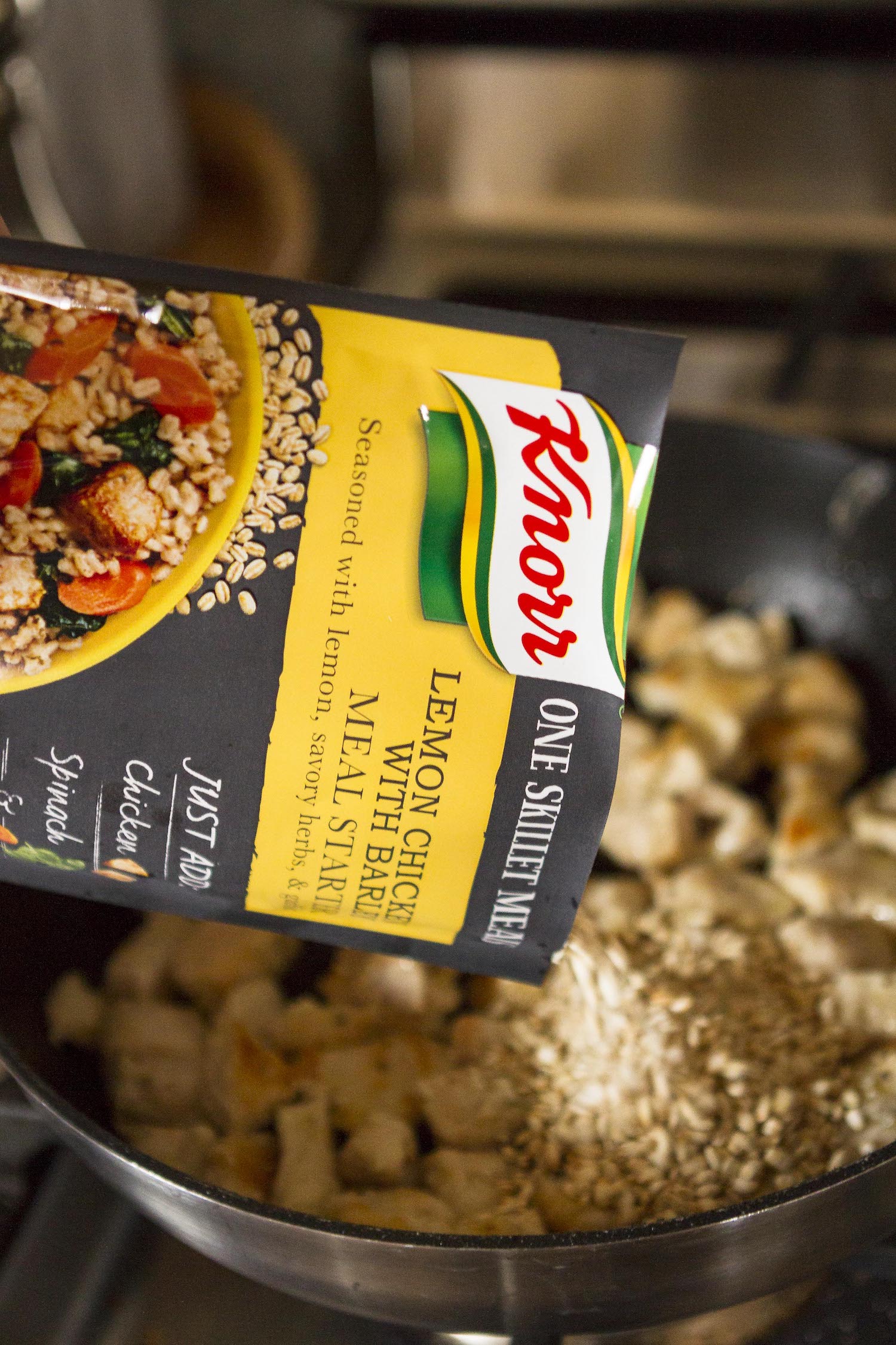 Easy Lemon Chicken with Barley | Knorr One Skillet Meal Starters As Low ...