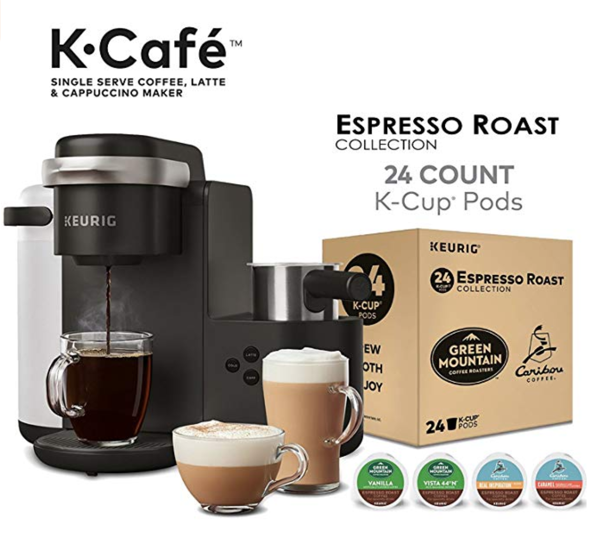 Keurig K-Cafe Single Serve Latte and Cappuccino Coffee ...