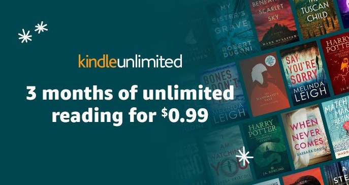 *HOT* 3 Months of Kindle Unlimited for $0.99! - Deal Seeking Mom