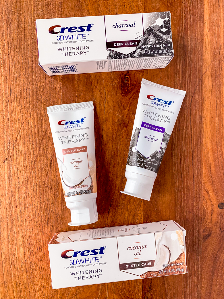 crest coconut oil 3d white toothpaste