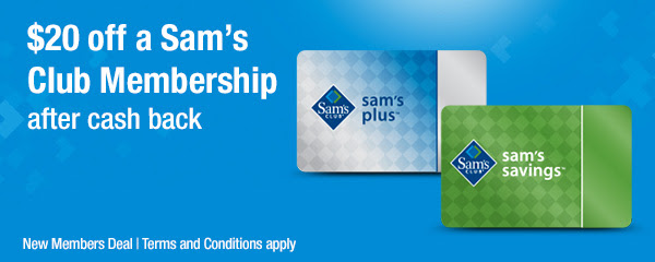 Join Sam's Club for just $20 right now