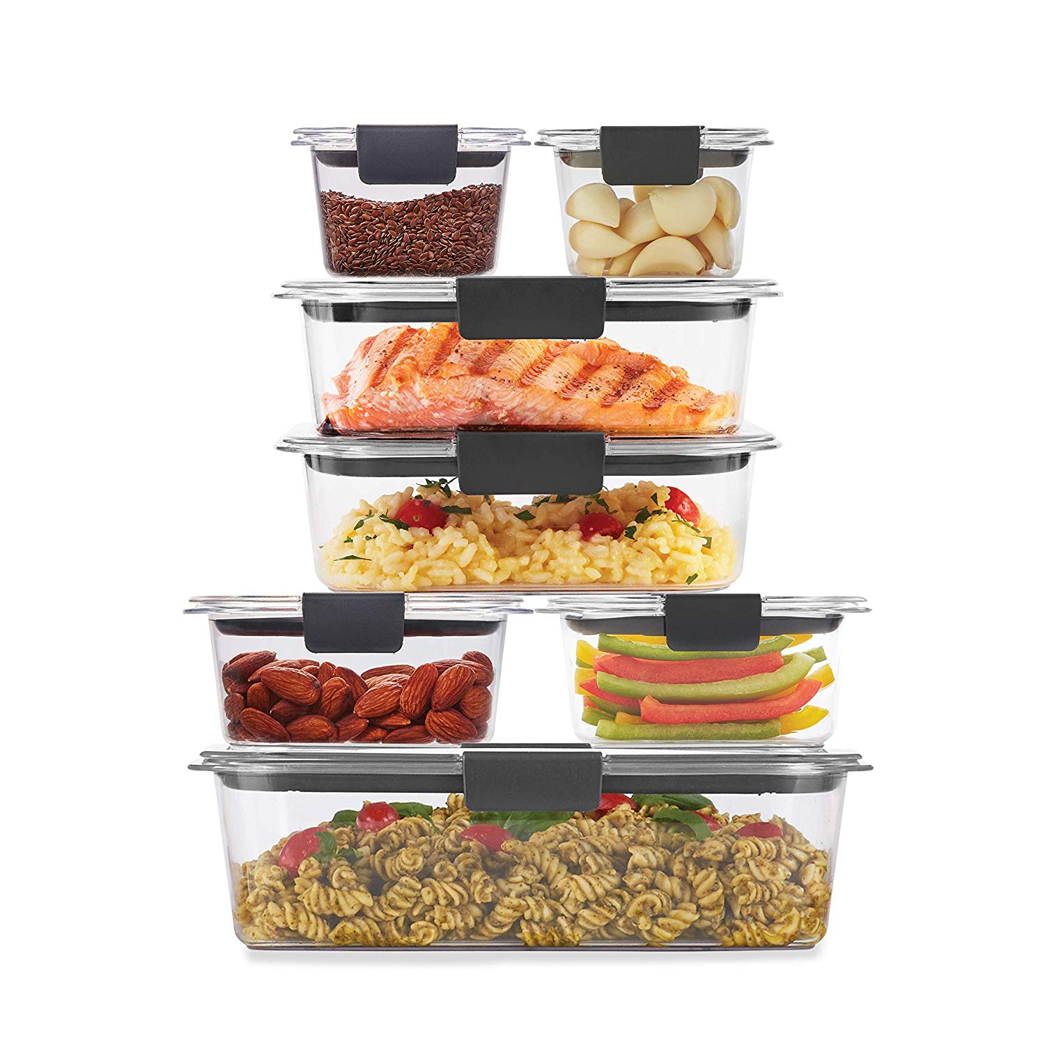 rubbermaid brilliance glass sizes