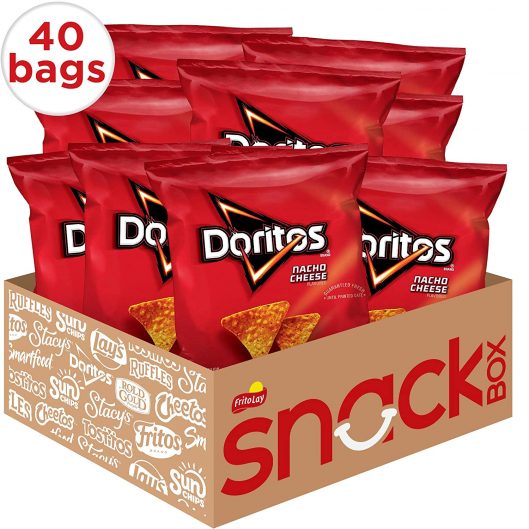 Doritos Nacho Cheese Tortilla Chips Snack Box (40ct.) As Low As 9.50