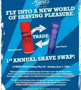 Free Shaving Cream from Kiehl's