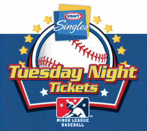 Kraft Free MILB Tickets on Tuesdays