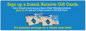 Sam's Club Membership Bonus