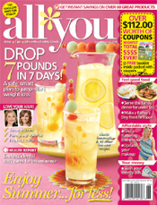 ALL YOU Magazine 2-Year Subscription $16