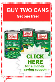 B2G1 FREE Libby's Canned Vegetables Coupon