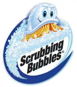 Free Scrubbing Bubbles Shower Caddy