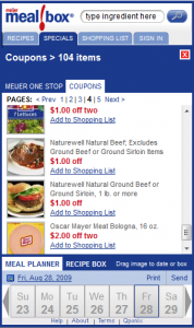 Naturewell Beef Coupons at Meijer