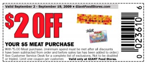 Giant Food Stores Coupon