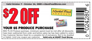 Giant Food Coupons