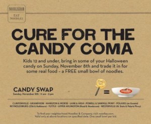 Noodles & Company Candy Swap