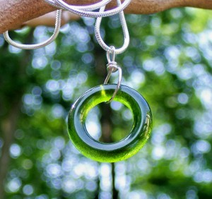 Bottled Up Olive Necklace